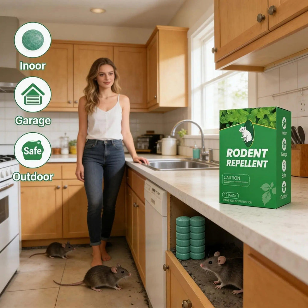 Naturalne tabletki odstraszające gryzonie z esencją mięty – 12 sztuk