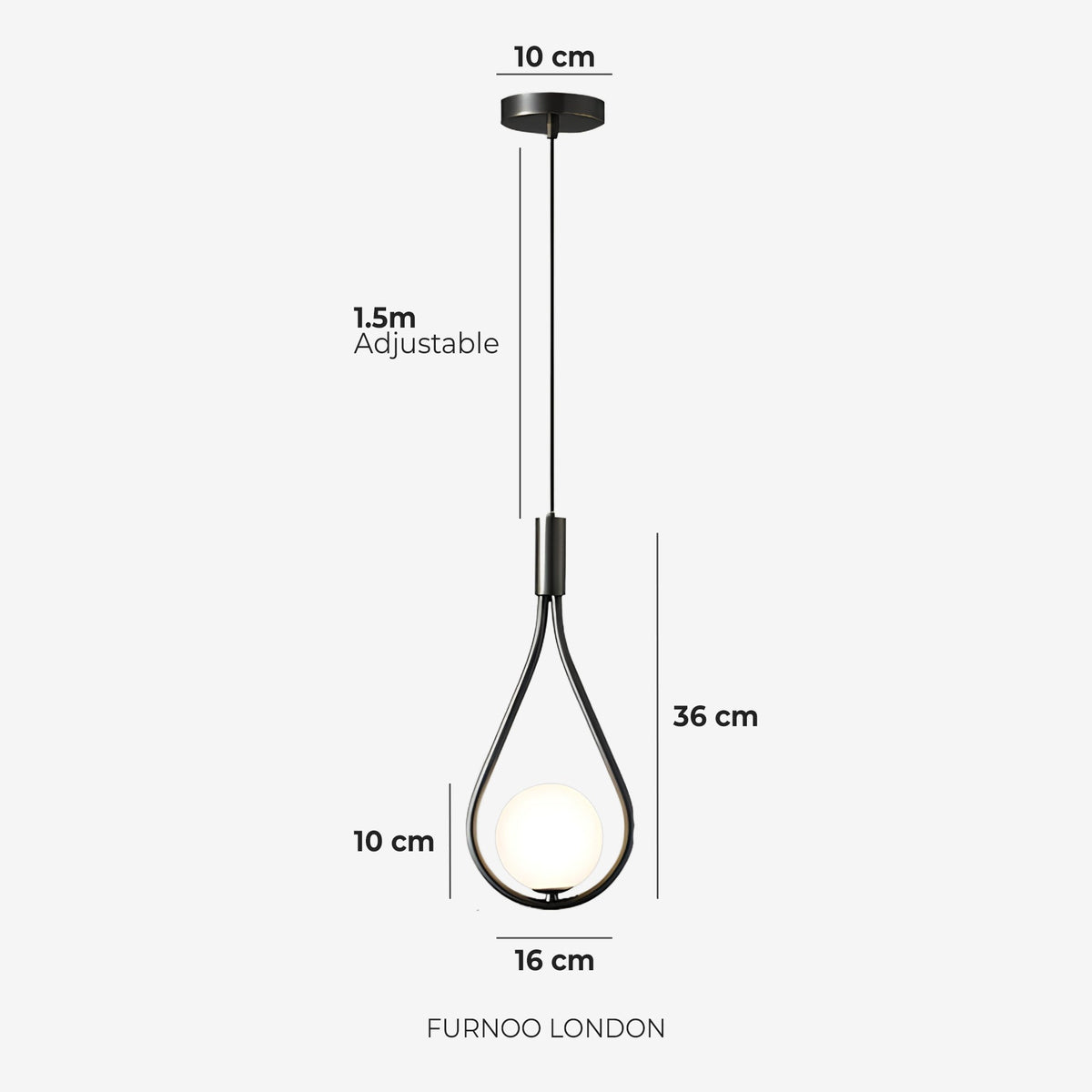 Nordycka lampa wisząca Drop w kształcie kropli ze szkła – minimalistyczne oświetlenie do jadalni i wyspy kuchennej
