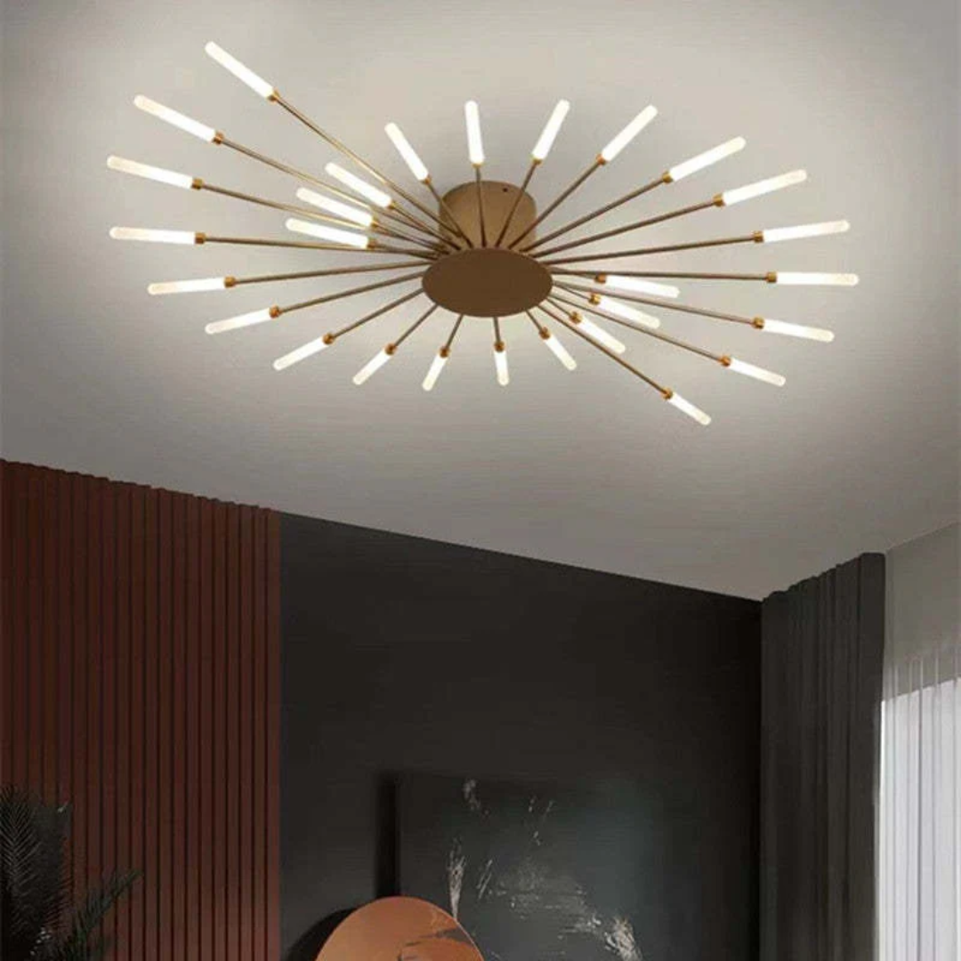 Nowoczesna duża lampa sufitowa LED LumenMax – energooszczędna