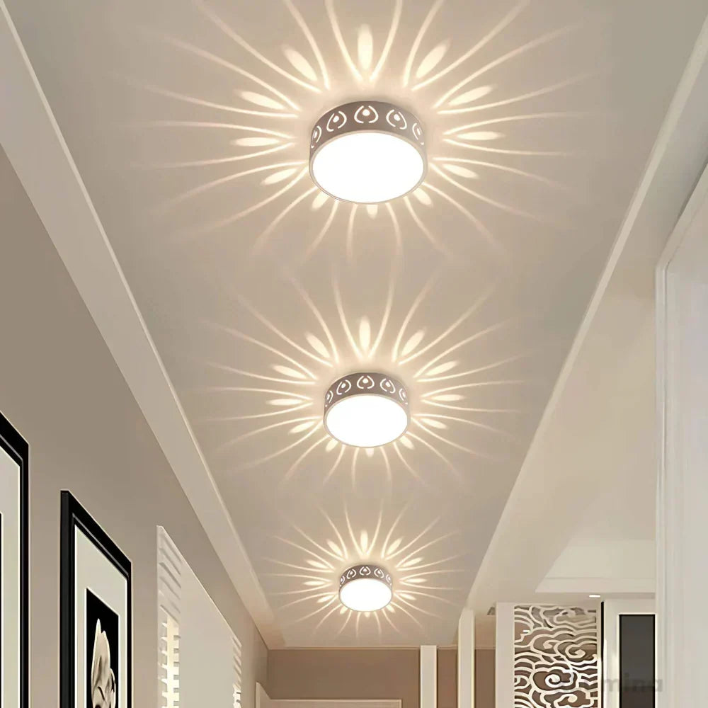 Nowoczesna energooszczędna lampa sufitowa LED