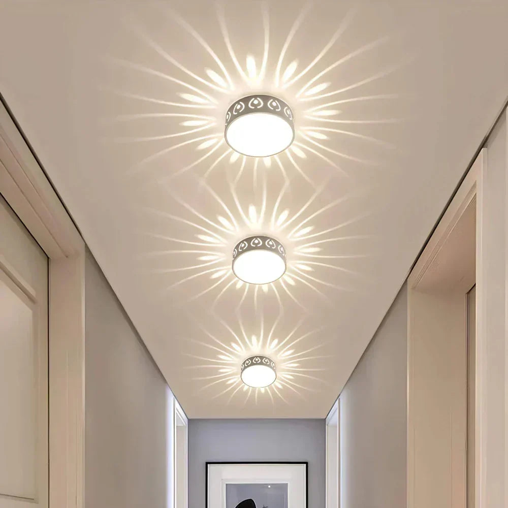 Nowoczesna energooszczędna lampa sufitowa LED