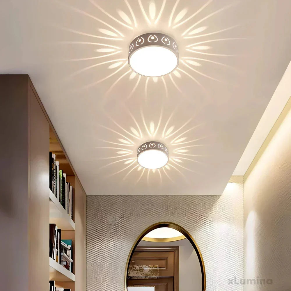 Nowoczesna energooszczędna lampa sufitowa LED