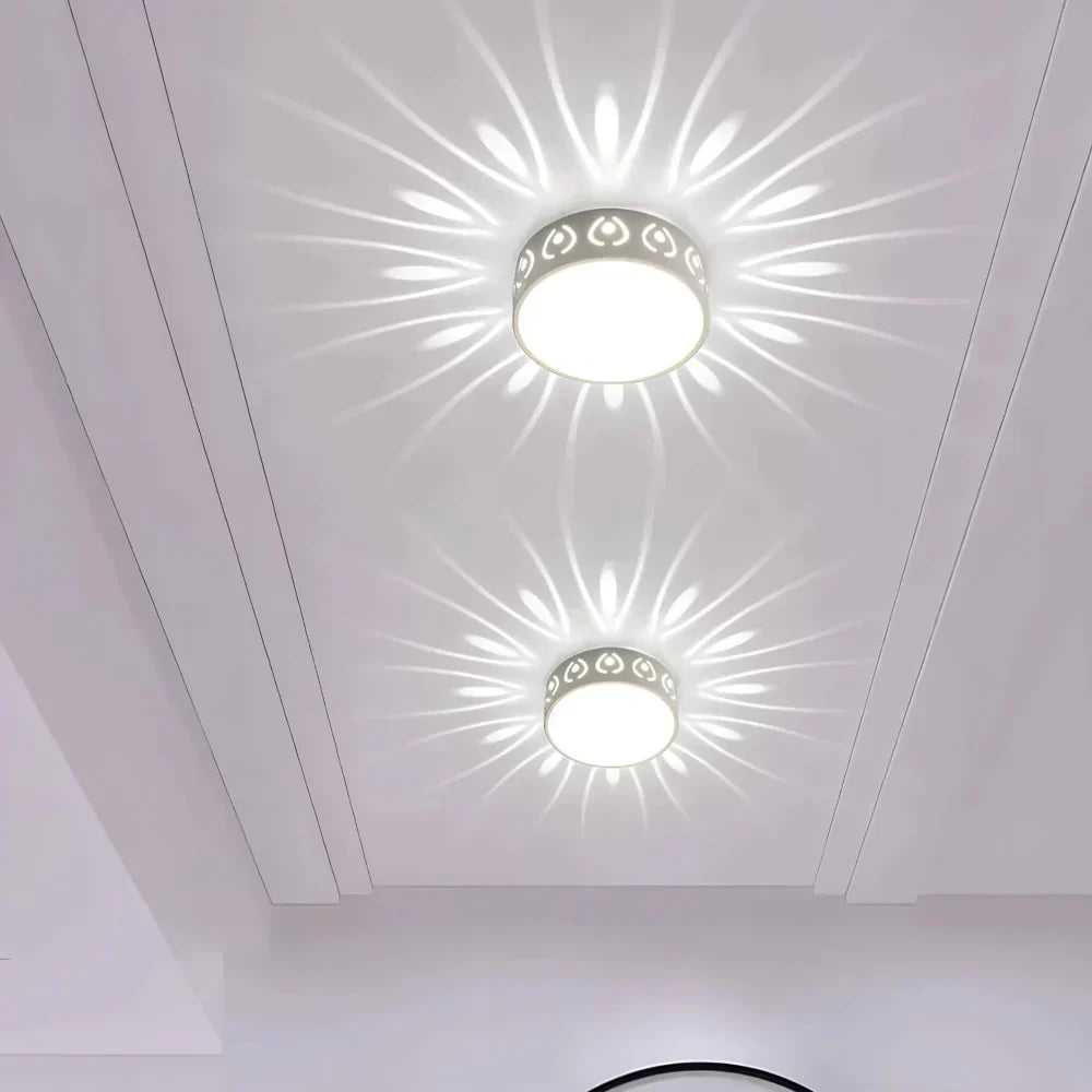Nowoczesna energooszczędna lampa sufitowa LED