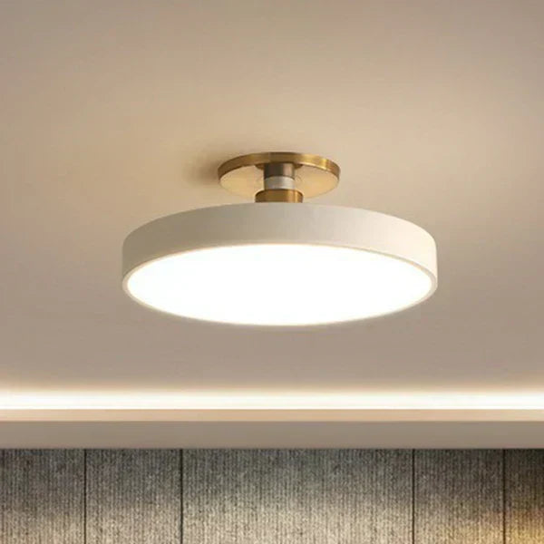 Nowoczesna lampa sufitowa skandynawska okrągła minimalistyczna