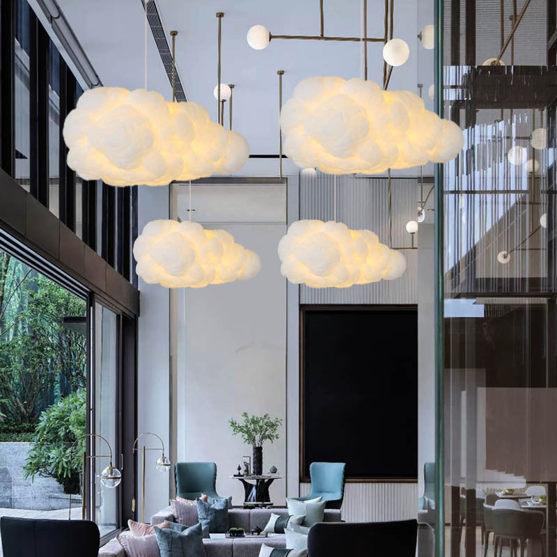 Nowoczesna Lampa Sufitowa Typu Cloud z Regulowaną Wysokością