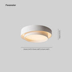 Nowoczesna lampa sufitowa w stylu nordyckiego art déco – okrągły model LED