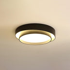 Nowoczesna lampa sufitowa w stylu nordyckiego art déco – okrągły model LED