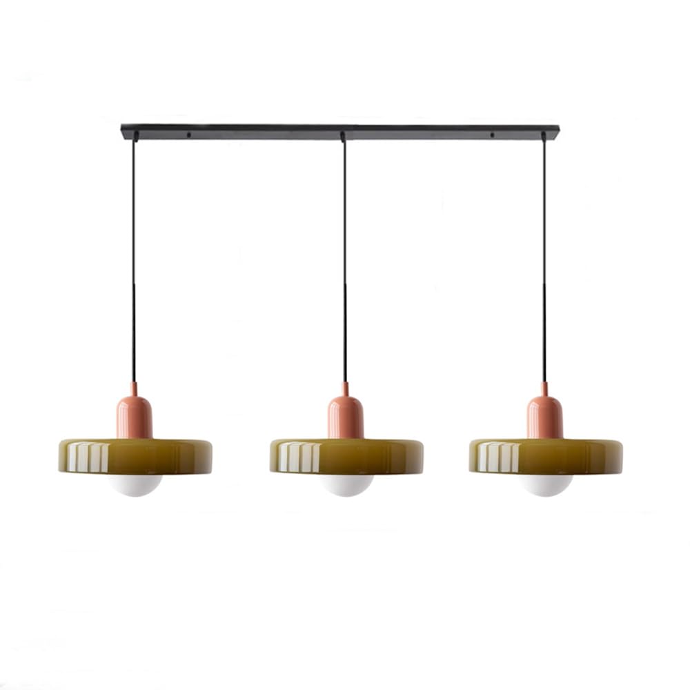 Nowoczesna Lampa Sufitowa z 3 Kloszami – Regulowana Wysokość
