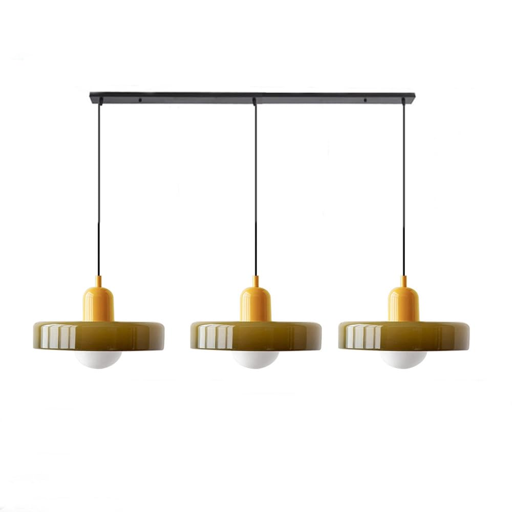 Nowoczesna Lampa Sufitowa z 3 Kloszami – Regulowana Wysokość