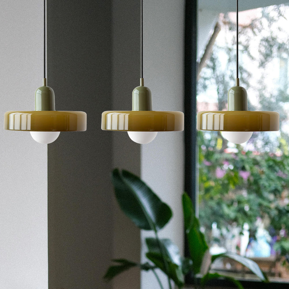 Nowoczesna Lampa Sufitowa z 3 Kloszami – Regulowana Wysokość