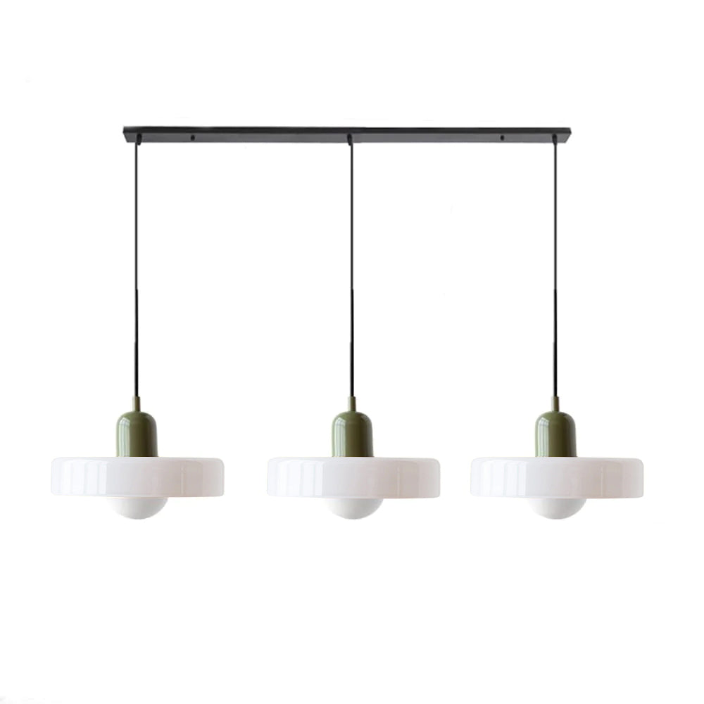 Nowoczesna Lampa Sufitowa z 3 Kloszami – Regulowana Wysokość
