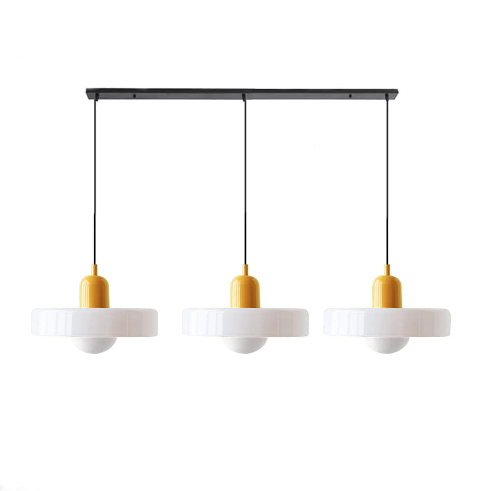 Nowoczesna Lampa Sufitowa z 3 Kloszami – Regulowana Wysokość