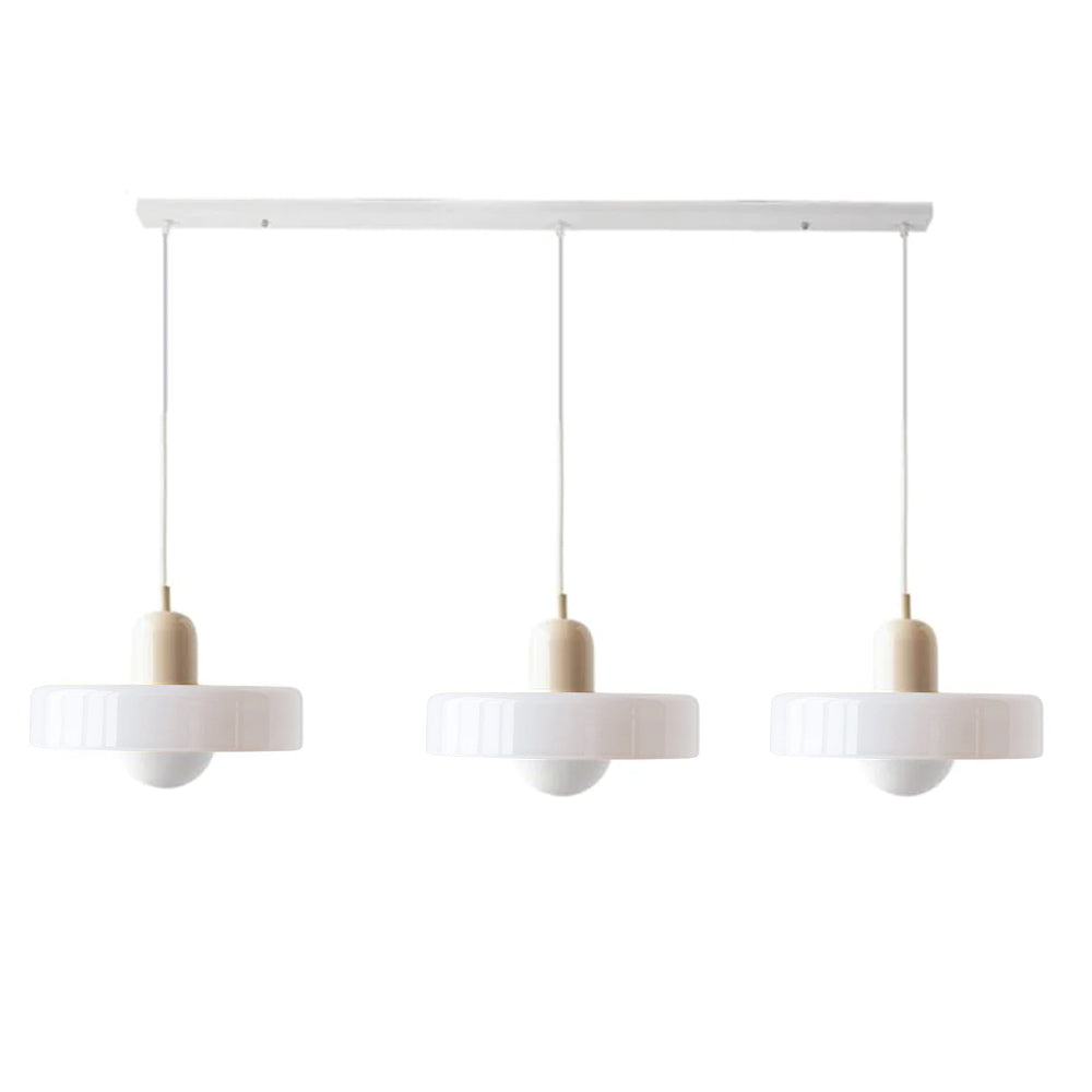 Nowoczesna Lampa Sufitowa z 3 Kloszami – Regulowana Wysokość