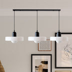 Nowoczesna Lampa Sufitowa z 3 Kloszami – Regulowana Wysokość