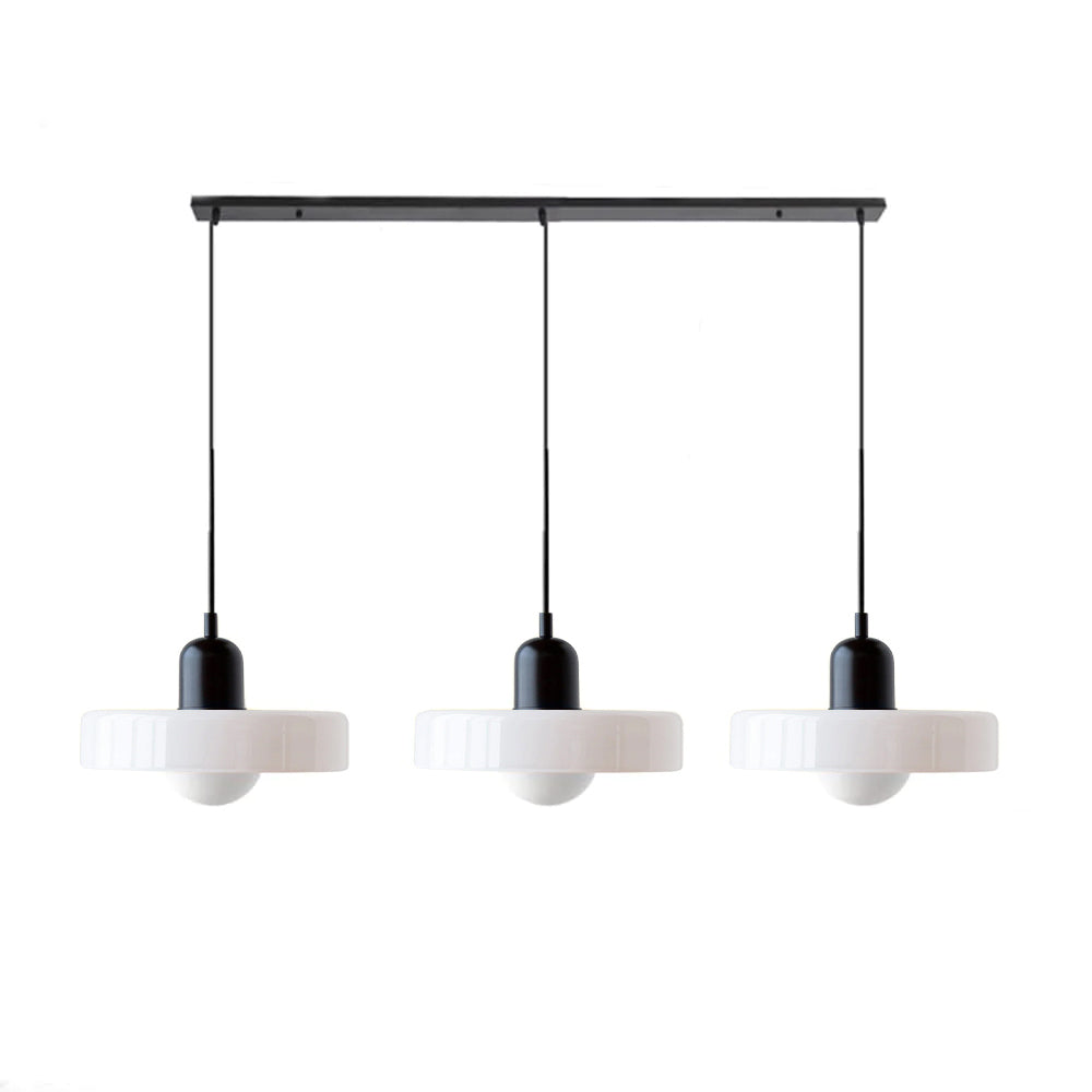 Nowoczesna Lampa Sufitowa z 3 Kloszami – Regulowana Wysokość