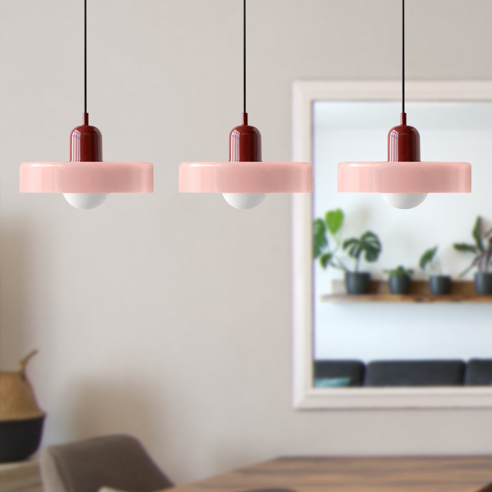 Nowoczesna Lampa Sufitowa z 3 Kloszami – Regulowana Wysokość