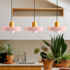 Nowoczesna Lampa Sufitowa z 3 Kloszami – Regulowana Wysokość