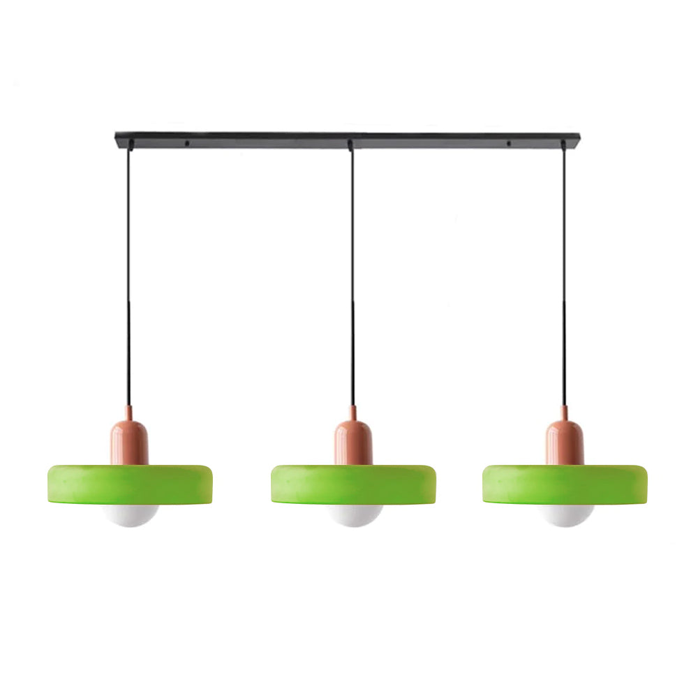Nowoczesna Lampa Sufitowa z 3 Kloszami – Regulowana Wysokość