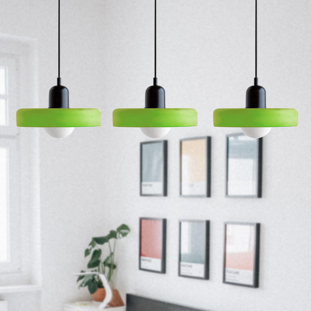 Nowoczesna Lampa Sufitowa z 3 Kloszami – Regulowana Wysokość