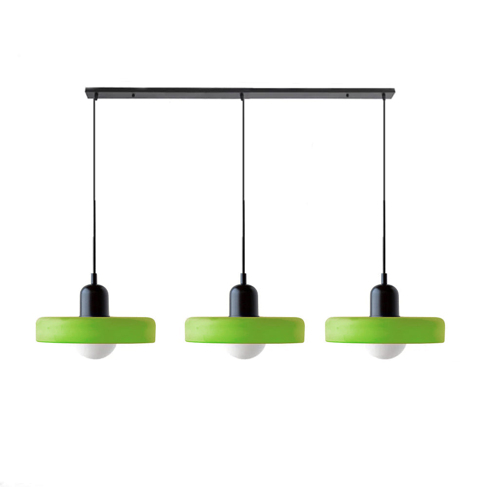 Nowoczesna Lampa Sufitowa z 3 Kloszami – Regulowana Wysokość