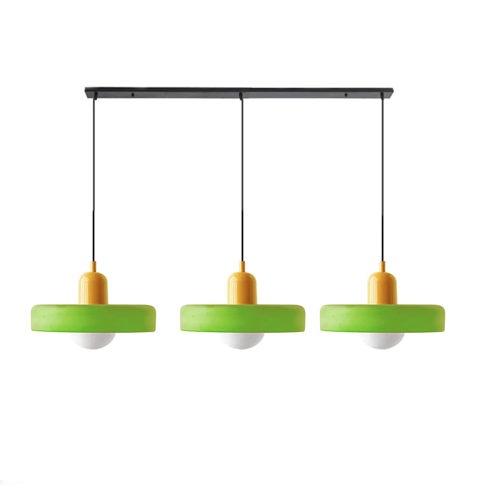 Nowoczesna Lampa Sufitowa z 3 Kloszami – Regulowana Wysokość