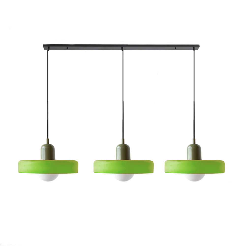 Nowoczesna Lampa Sufitowa z 3 Kloszami – Regulowana Wysokość
