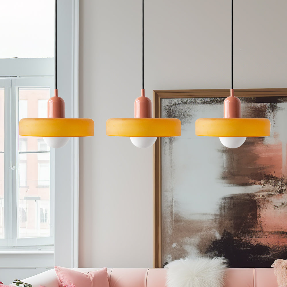 Nowoczesna Lampa Sufitowa z 3 Kloszami – Regulowana Wysokość