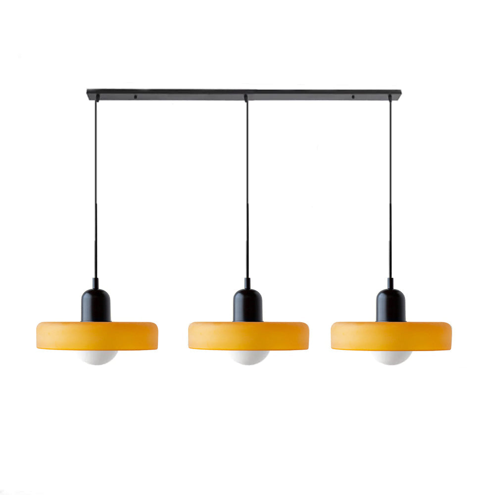 Nowoczesna Lampa Sufitowa z 3 Kloszami – Regulowana Wysokość