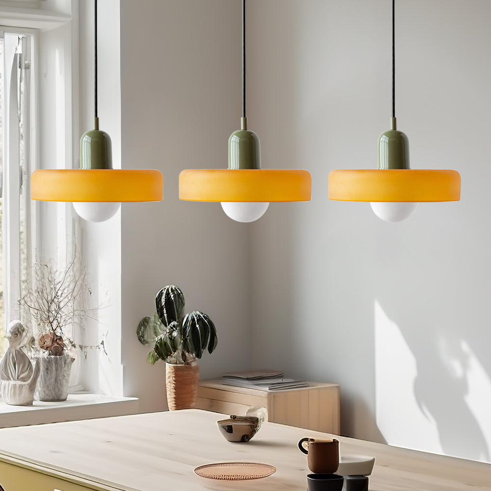 Nowoczesna Lampa Sufitowa z 3 Kloszami – Regulowana Wysokość