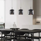 Nowoczesna Minimalistyczna Lampa Wisząca ze Szkła Oświetlenie Sufitowe