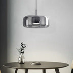 Nowoczesna Minimalistyczna Lampa Wisząca ze Szkła Oświetlenie Sufitowe