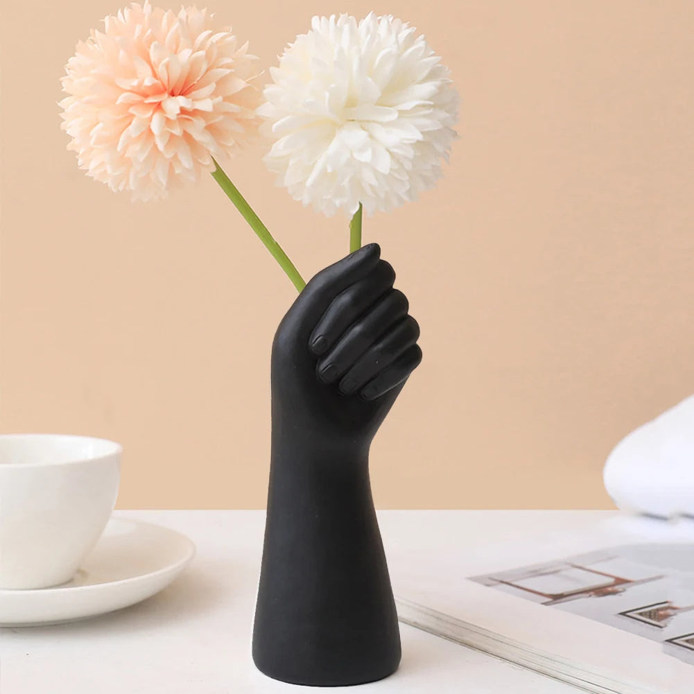 Nowoczesna ozdoba w kształcie wazonu z żywicy – kreatywna rzeźba do ekspozycji kwiatów, na stół jadalny lub jako wyjątko