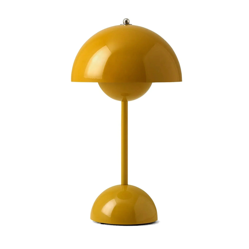 Nowoczesna ściemnialna ładowalna skandynawska lampa stołowa