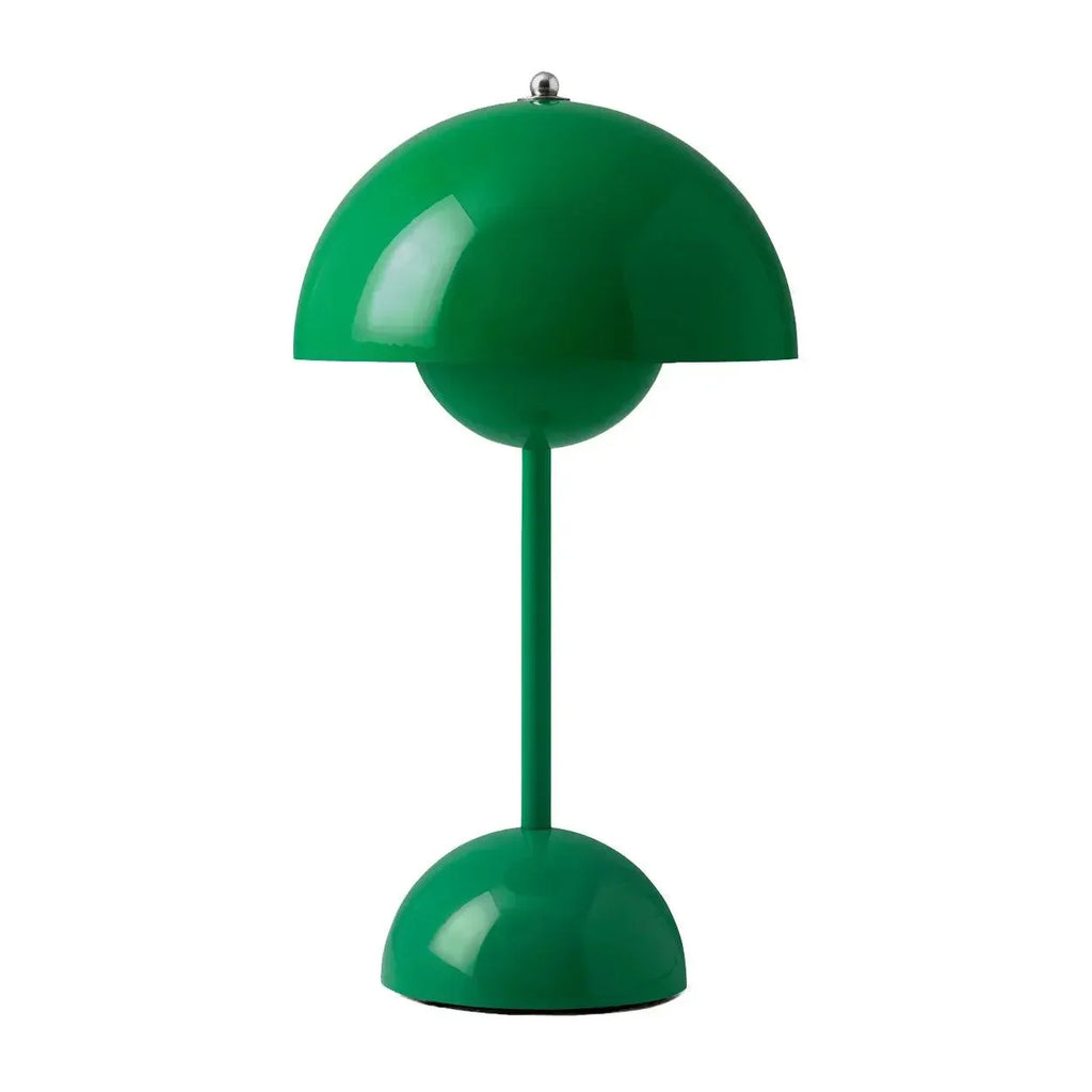 Nowoczesna ściemnialna ładowalna skandynawska lampa stołowa