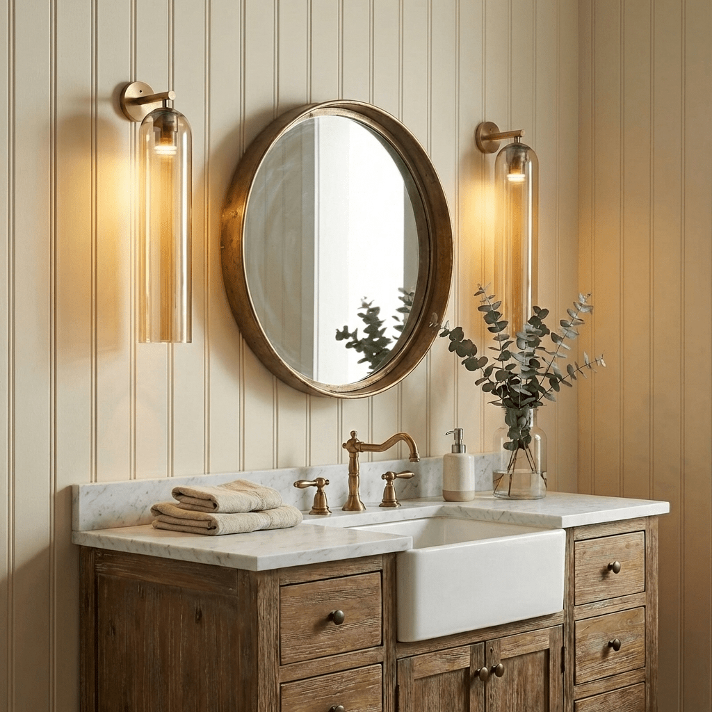 Nowoczesna szklana lampa ścienna – Smukła elegancja do wnętrz