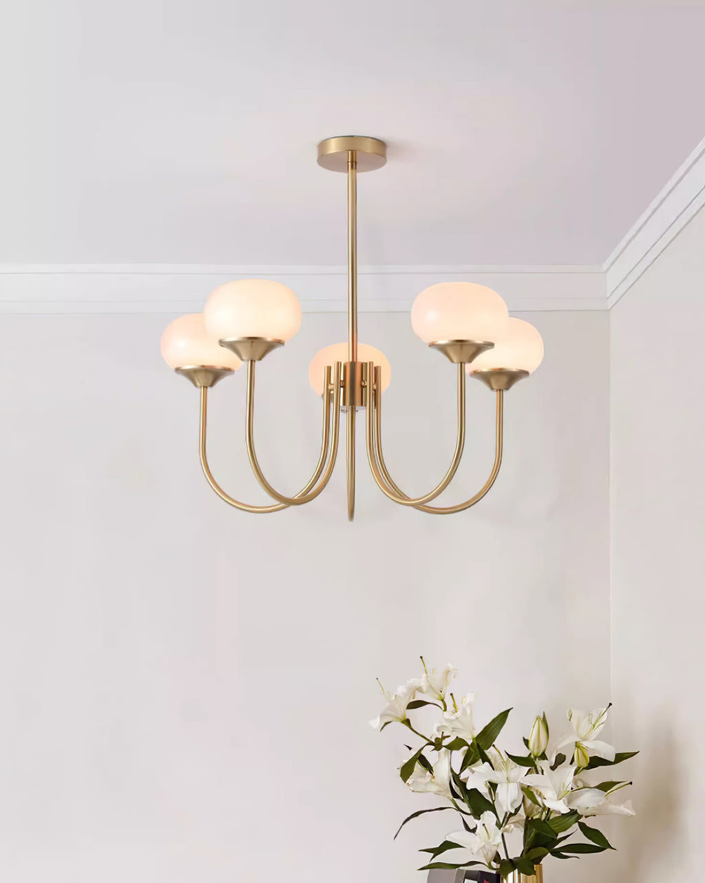 Nowoczesny żyrandol sufitowy Lampa wielopunktowa regulowana