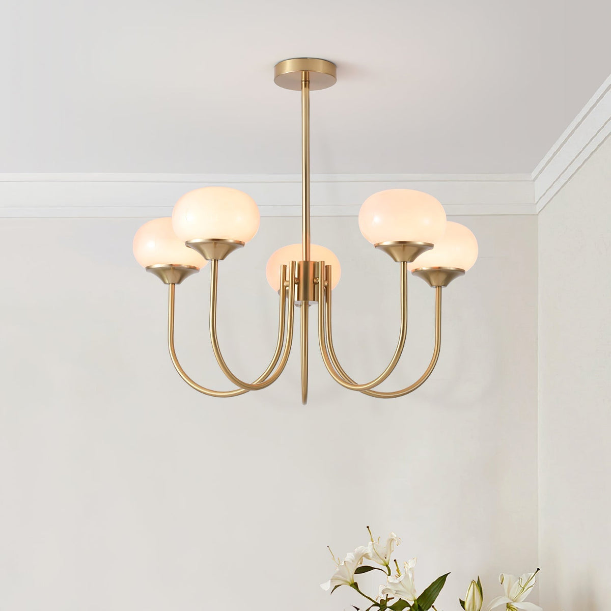 Nowoczesny żyrandol sufitowy Lampa wielopunktowa regulowana