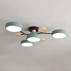 Nowoczesny żyrandol sufitowy LED – plafon typu flush mount