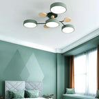 Nowoczesny żyrandol sufitowy LED – plafon typu flush mount
