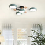 Nowoczesny żyrandol sufitowy LED – plafon typu flush mount