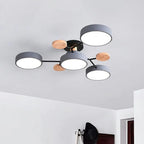 Nowoczesny żyrandol sufitowy LED – plafon typu flush mount