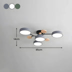Nowoczesny żyrandol sufitowy LED – plafon typu flush mount