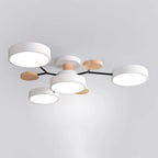 Nowoczesny żyrandol sufitowy LED – plafon typu flush mount