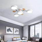 Nowoczesny żyrandol sufitowy LED – plafon typu flush mount