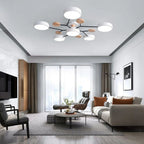 Nowoczesny żyrandol sufitowy LED – plafon typu flush mount