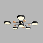 Nowoczesny żyrandol sufitowy LED – plafon typu flush mount