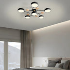 Nowoczesny żyrandol sufitowy LED – plafon typu flush mount