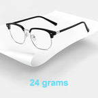 Okulary chroniące przed niebieskim światłem w oprawie half-rim