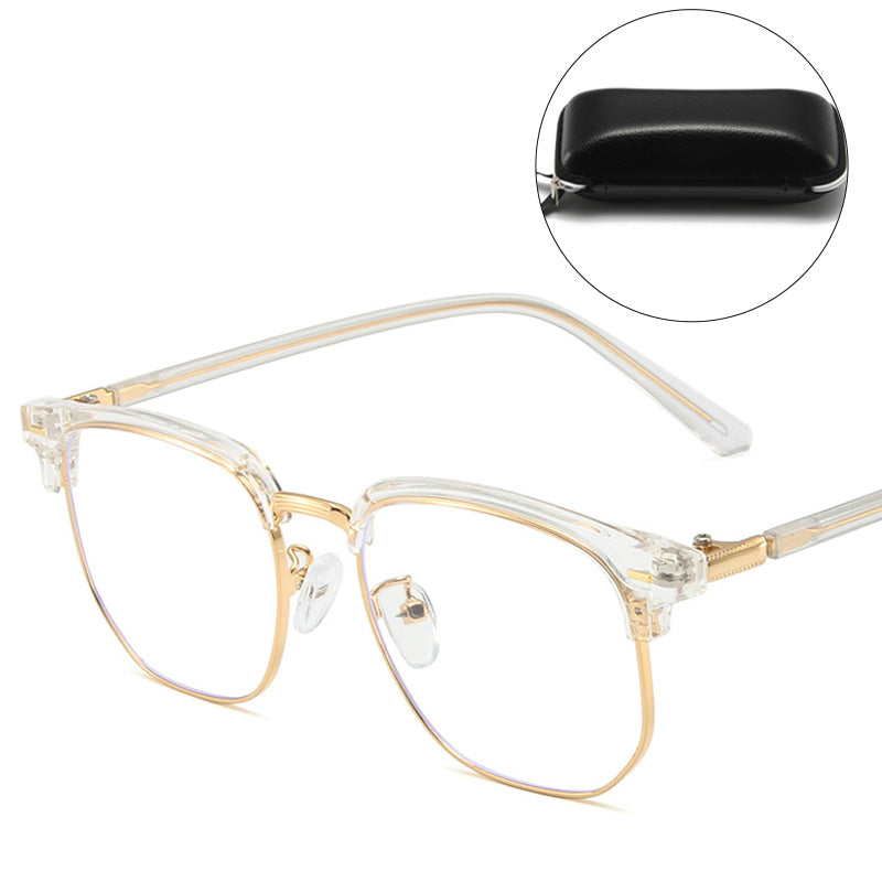 Okulary chroniące przed niebieskim światłem w oprawie half-rim