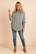 Oliwia | Sweter oversize z golfem